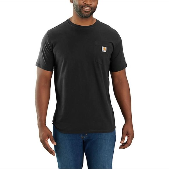 Carhartt Other - CARHARTT RELAXED FIT MIDWEIGHT SHORT-SLEEVE POCKET T-SHIRT IN BLACK SIZE M NWT